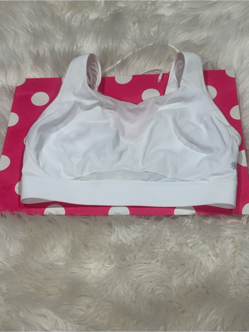 Athleta White Wireless active Comfort Bra